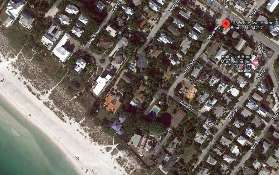 Sandy Pants - Designer Beach Chic Home Steps To Beach Backyard Oasis W Heated Pool Anna Maria Extérieur photo
